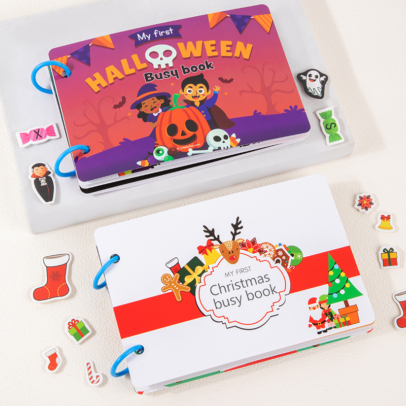 Kids First Education - Montessori bebê ocupado livro presente de