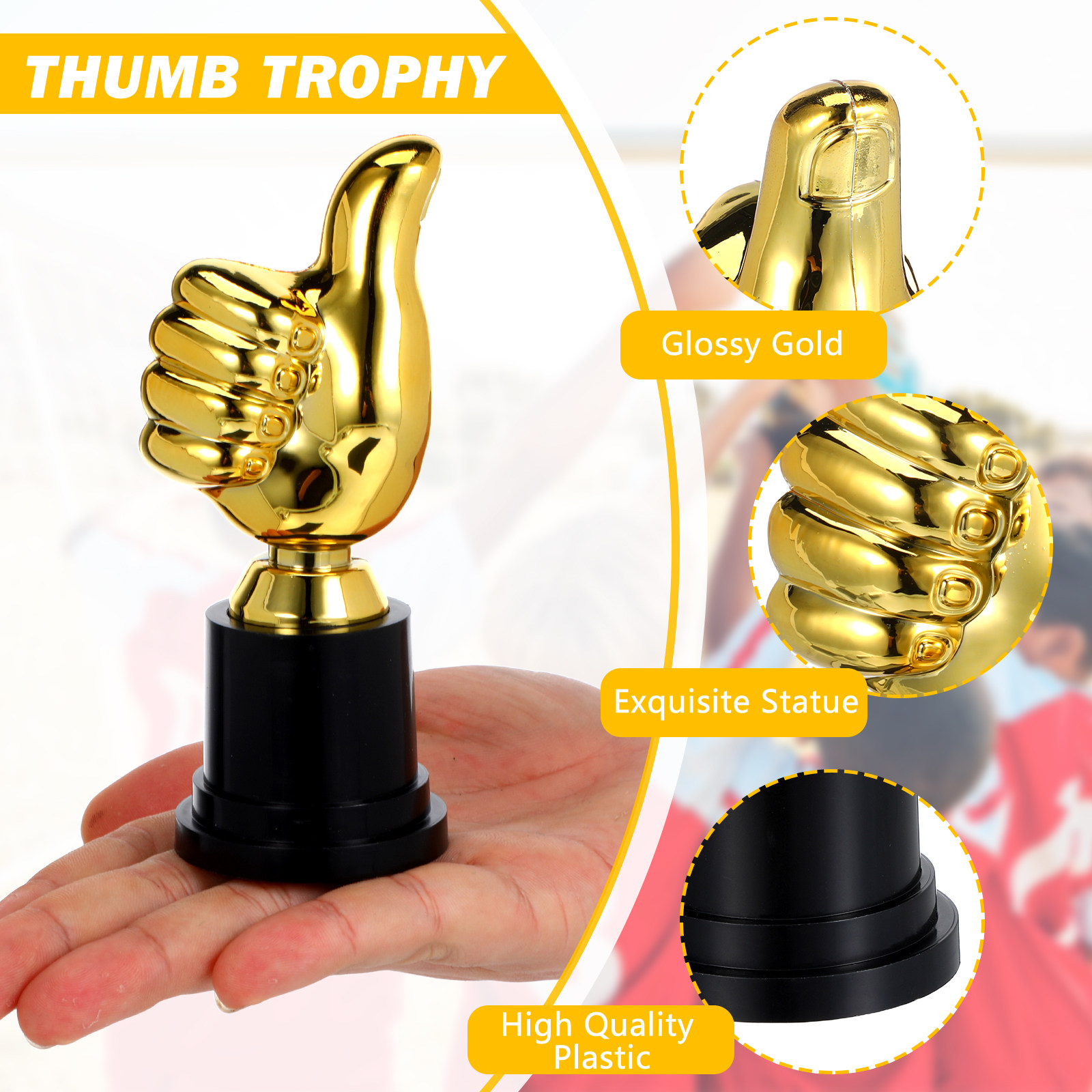 6 Peças de Troféus Criativos e - Kids Education Motivation avaliação e preço