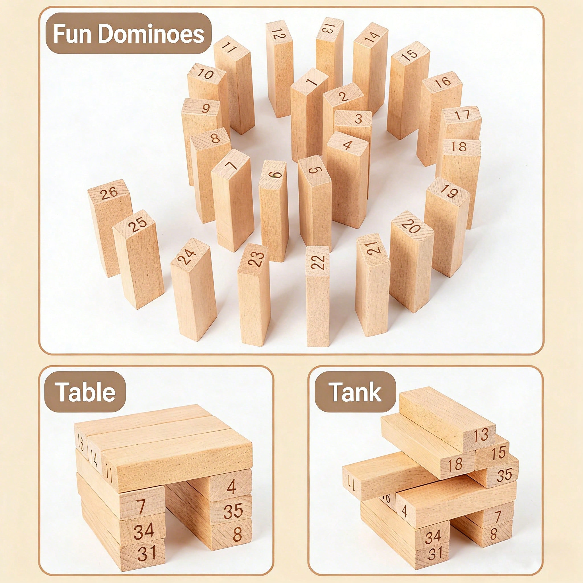 Jogo de torre de empilhamento  - Kids Education Number avaliação e preço