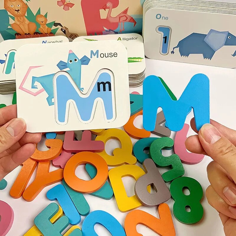 Montessori-Alfabeto de Madeira - Kids Education Number avaliação e preço
