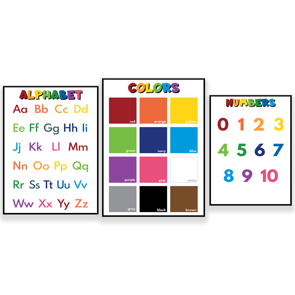 NOMES DE CORES, ALFABETO, NÚME - Kids Education Name avaliação e preço