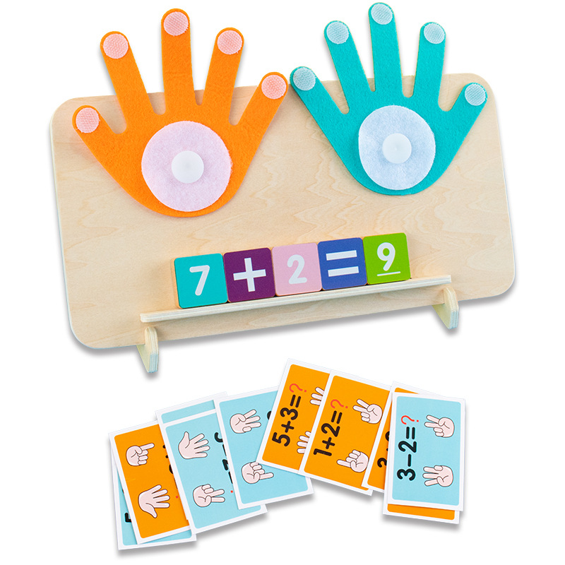 Montessori Wooden Finger Numbe - Kids Education Number avaliação e preço