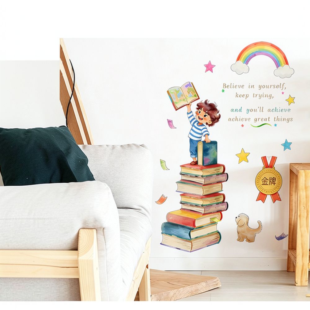 Autocolante de parede com fras - Kids Education Motivation avaliação e preço