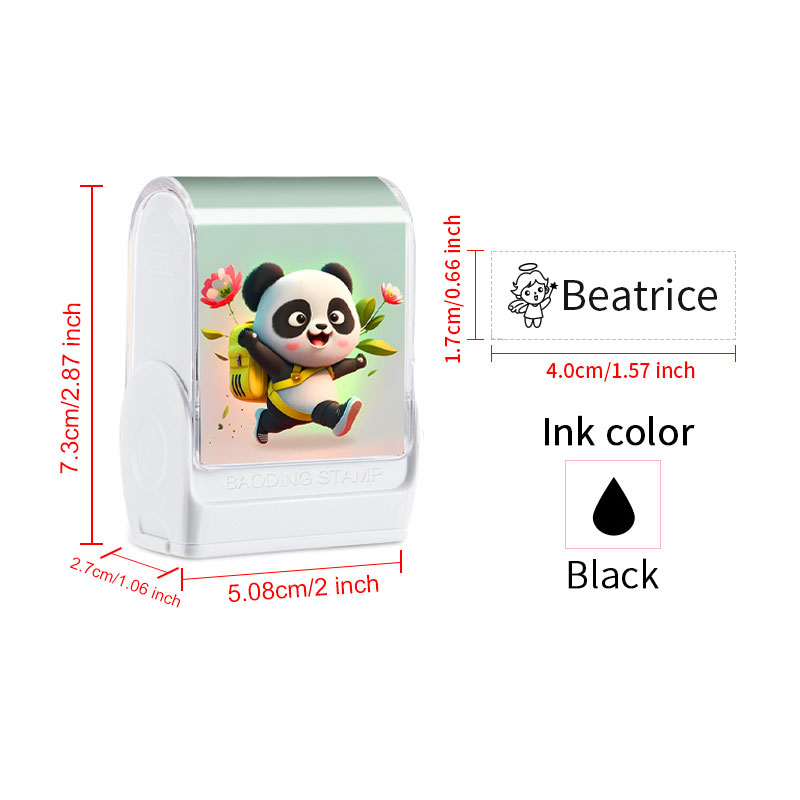 Kit de carimbo gravado infanti - Kids Education Name avaliação e preço
