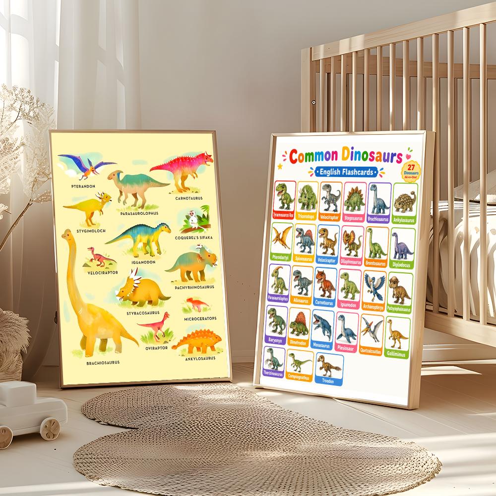Pôster com nomes de dinossauro - Kids Education Name avaliação e preço